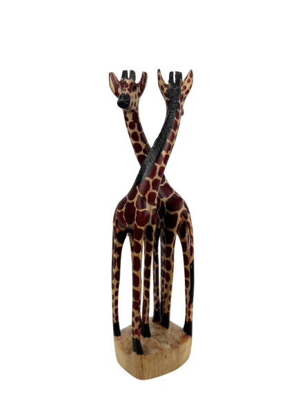 Eng verschlungenes Giraffenpaar klein